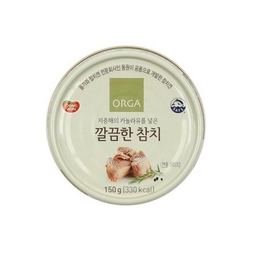 ORGA 지중해의 카놀라유를 넣은 깔끔한 참치 (150gx4EA) 간편식품 건강식 부모님선물 간단요리 즉석 혼밥 싱글족, 1개