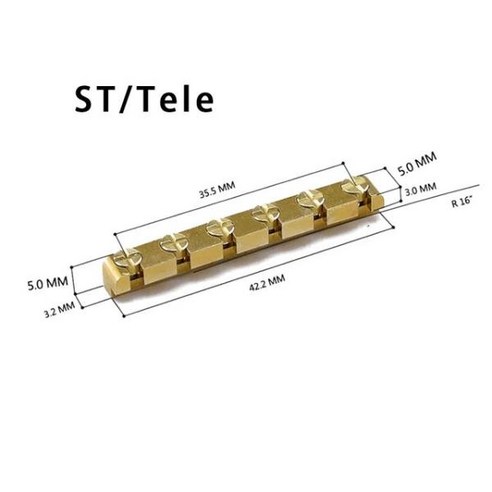 Ohello Made In Japan 메탈 브래스 경감 님이 기타 너트 조절 42mm/43MM ST/Tele/LP 일렉트릭 ...
