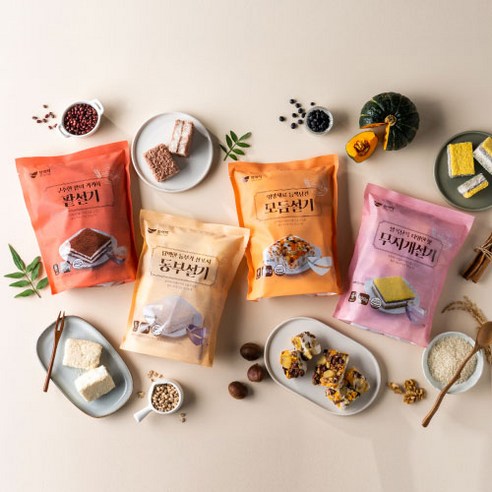 창억떡 창억 설기4종 5봉(50개) 세트, 설기4종50개세트 Best Top3