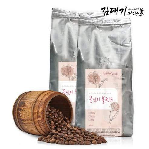 김대기커피 원두커피 꽃님이 블렌드 1kg, 1개, 로스팅:원두-드립용