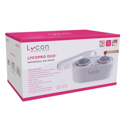 라이콘 LycoPro 듀오 왁스 히터 2개 삽입 2 x 800ml 전문가 추천 아이템