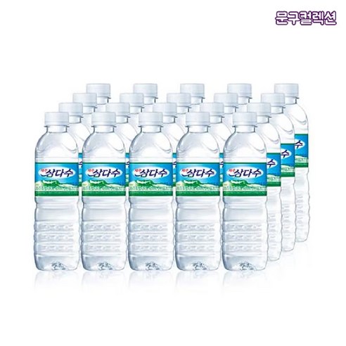 제주 삼다수 유라벨 500lml 생수 물 화산암반수 워터 가정용 라벨있는생수 먹는 샘물, 500ml 삼다수500ml