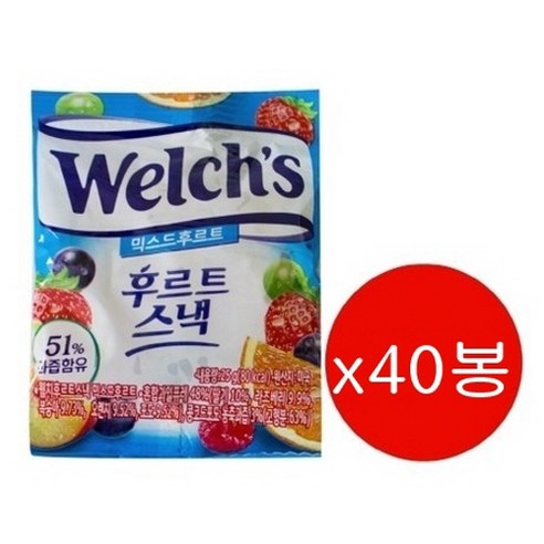 웰치스 믹스 후르츠 젤리, 1kg, 1개