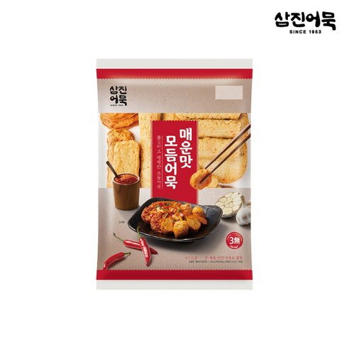 삼진어묵 [삼진어묵] 매운모듬어묵 1봉 900g (6종 모듬), 1