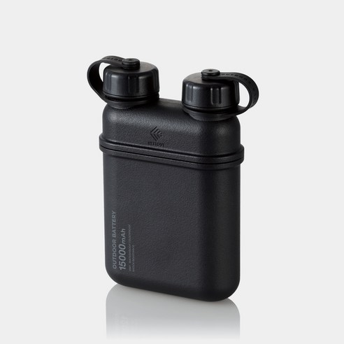 엘레컴코리아 [NESTOUT] 아웃도어 보조배터리 15000mAh 플래쉬 램프 DE-NEST15000A, BATTERY 블랙, 1개