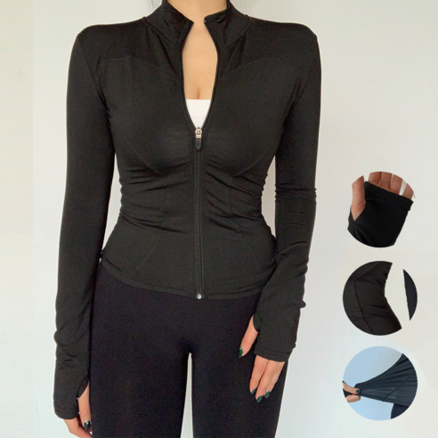 운동복, 이제 아무거나 걸치지 마세요! 로렌블 슬림 집업, 당신의 운동을 스타일로 완성하다 로렌블