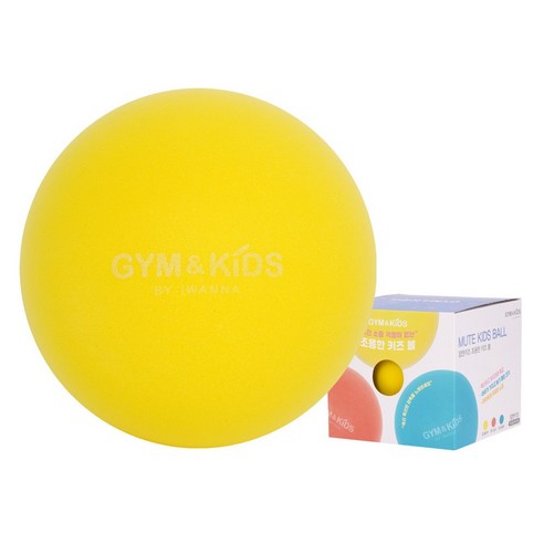 아이워너 짐앤키즈 피구공, 팝 옐로우, 1개