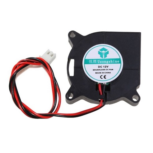 3D 프린터 냉각 팬 4020 40x40x20mm 원심 송풍기 팬 5V 12V 24V 2 핀 브러시리스 냉각 쿨러 팬, 하얀색
