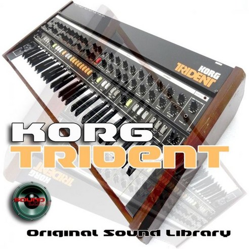 1342452 KORG TRIDENT 오리지널 멀티 레이어 WAV KONTAKT 샘플 사운드 라이브러리 DVD 또는 다운로드