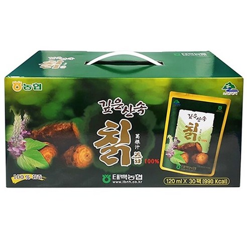 참다올 [태백농협] 칡즙 120ml x 30포, 1