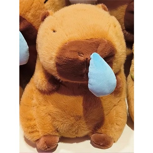 카피바라인형 에버랜드카피바라인형 짱구맹구 애착인형, 40cm 콧물