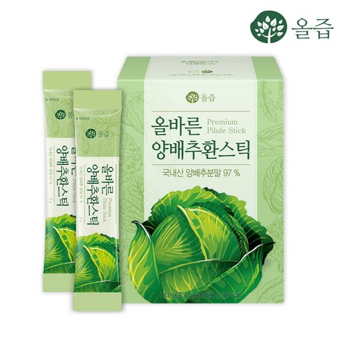 [올즙] 올바른 양배추환스틱 3g X 30포, 90g, 4개