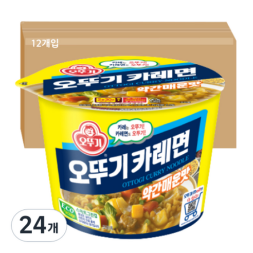 [오뚜기] 오뚜기카레면 용기 110g 12개