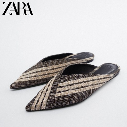 ZARA 자라 패브릭 뮬 블로퍼