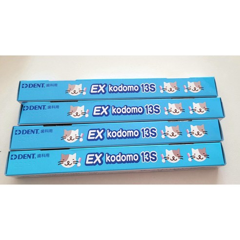 코도모 어린이 칫솔 13S, 혼합색상, 4개입, 1세트