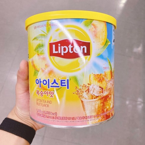 립톤 아이스티 복숭아 원통 1.2kg, 1개입, 1개