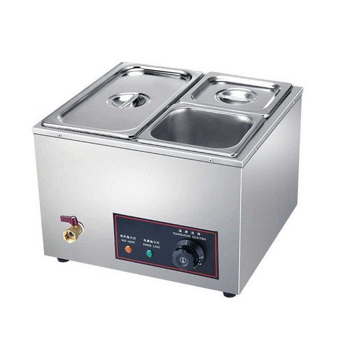 업소 중탕기 보온고 탕온기 짜장소스 국통 반찬통, 6L (3구)