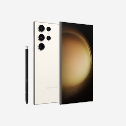 [정품] 삼성 갤럭시 S23 울트라 256기가 크림 (국내 정식 발매 제품) Samsung Galaxy Ultra 256GB Cream (Korean Ver.) 1046329
