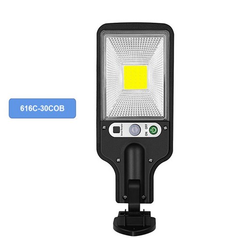 [ZL] LED 태양 가로등 COB + SMD 야외 태양광 램프 3 조명 모드 방수 모션 센서 보안 조명 정원 파티오 태양광 가로등, 616-C_중국