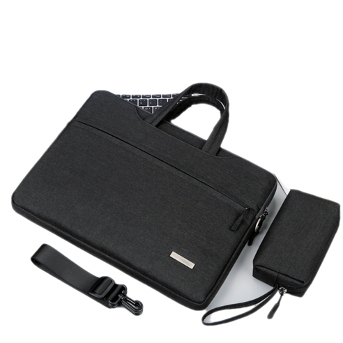 [코스릴] 휴대용 간단한 노트북 가방, 블랙 어깨 끈 파워 팩