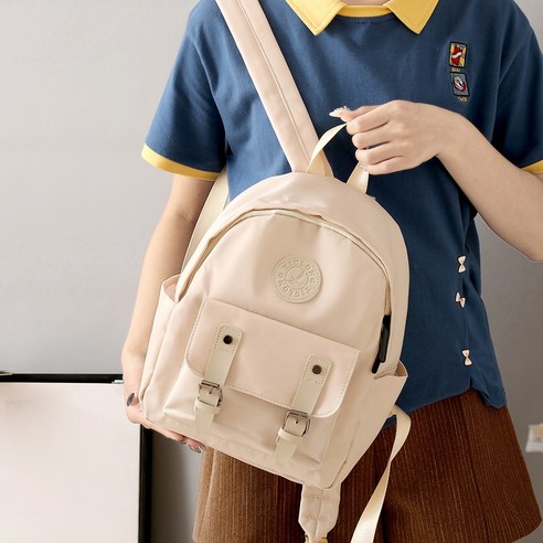 한국어 옥스포드 천으로 2021 새로운 배낭 여성 여름 경량 모든 일치하는 패션 여행 작은 배낭 Schoolbag 미라 가방