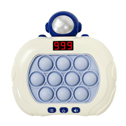 로앤제이 푸쉬팝게임기 999레벨 6세대 전자팝잇 뽁뽁이 게임기 스피드킹, 중형/우주인