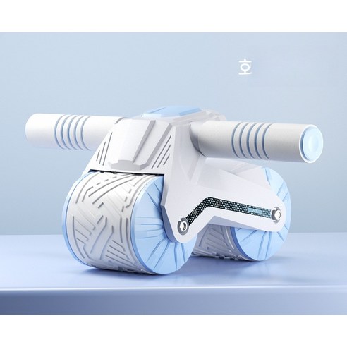 ab 슬라이드 자동반발 복강복근 헬스기구, 그레이 라이트 블루