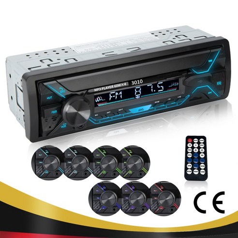 자동차라디오 카오디오 블루투스 MP3 차량용 플레이어 FM 카 스테레오 라디오 3010, 3010-24V