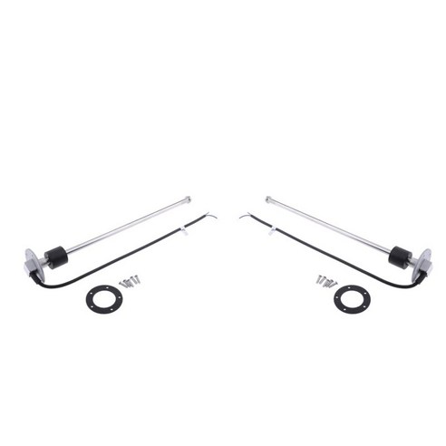 2pcs 보트 트럭 연료 전송 장치 400MM, 설명, 실버