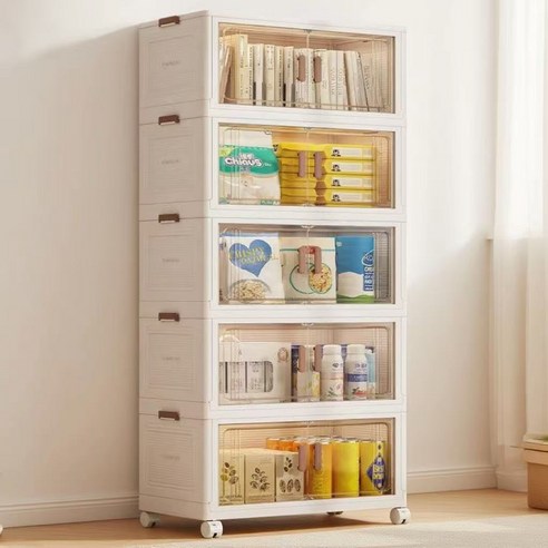 좁은 공간, 넓게 쓰는 마법! 접이식 수납장 하나로 집안 분위기 UP! 조립식수납장