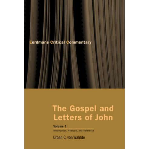 (영문도서) Gospel and Letters of John Volume 1: Introduction Analysis and Reference Paperback, William B. Eerdmans Publish..., English, 9780802809919
