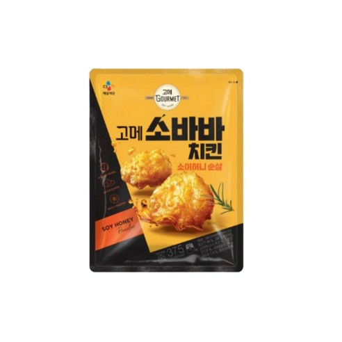 CJ 고메 소바바 치킨 소이허니 순살 375g 5개 소바바순살 Best Top5