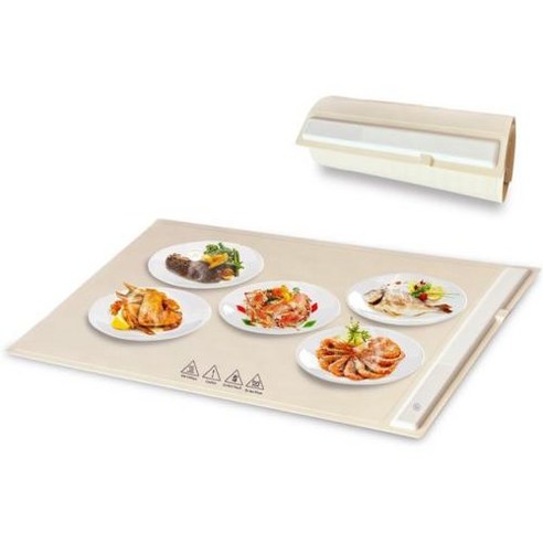 다이닝매직워머 다기능 테이블 워머 온도 조절 가능 따뜻한 도마 핫 커팅 보드 전기 보온 트레이 푸드워머, 1) US