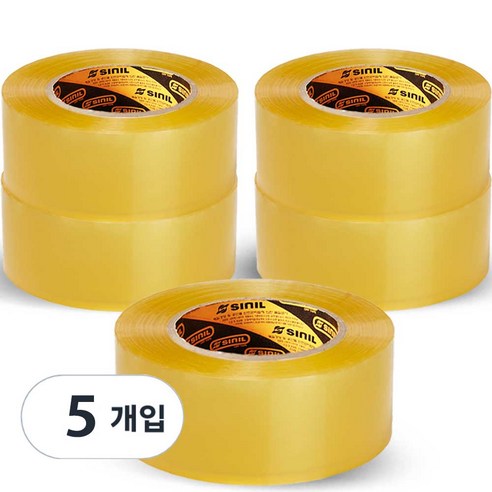 박스테이프 대용량 경포장 투명 100M 5개, 15개
