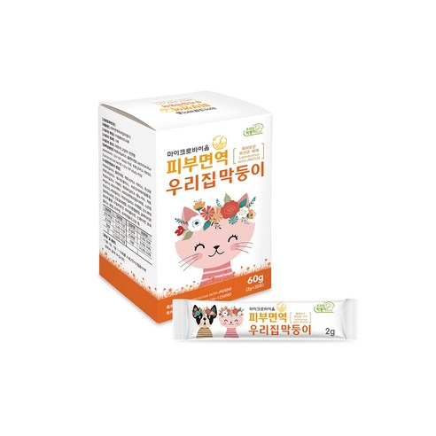 3일만의 기적 마이크로바이옴 피부면역 우리집막둥이, 30회분, 피부/피모, 1개