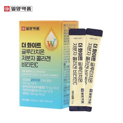 더화이트 글루타치온 저분자 피쉬콜라겐 비타민C, 1박스, 30포