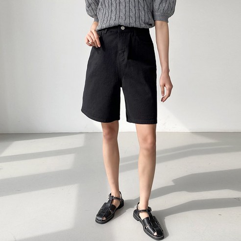 코튼 커버 밴드 버뮤다 팬츠