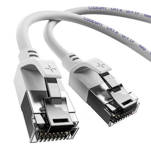빛보다 빠른 인터넷, 코드웨이 CAT8 랜선으로 경험하는 초고속 세상 인터넷랜선케이블0.3m