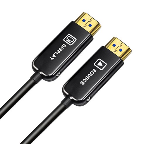 HDMI 2.0 A to A 초슬림 광섬유 케이블 4K 18Gbps 급속케이블, 50m