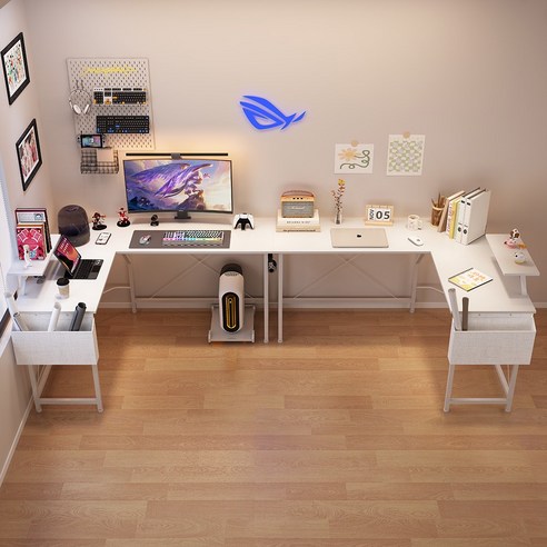 좁은 공간, 넓은 효율! L자형 게이밍 책상으로 나만의 공간을 완성하다