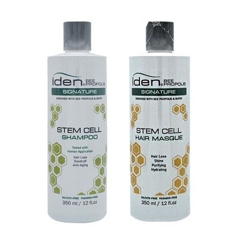 아이덴 프로폴리스 샴푸 탈모샴푸350ml+마스크(컨디셔너)350ml 시그니처 스탬셀, 아이덴샴푸350ml+마스크(컨디셔너)35, 350ml