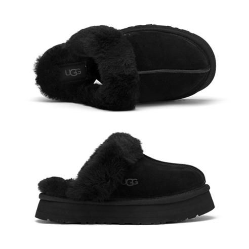 어그 ugg 1122550 BLK 디스케트 플랫폼 블랙 슬리퍼