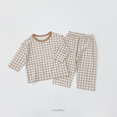 라임앤블루 크래커 패밀리 실내복 (키즈-주니어)