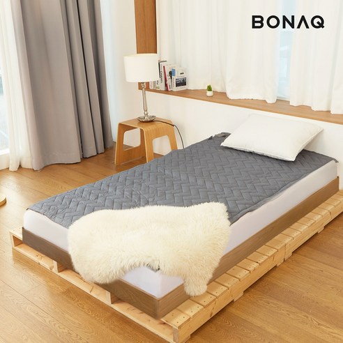 탄소매트  보나크 프리미엄 DC 안심 알러메디 탄소매트 M2, 그레이 더블