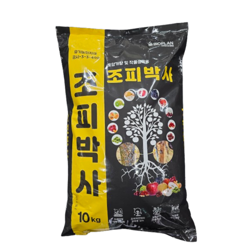 조피박사 10kg: 자연 탈피를 촉진하는 나무 묘목 전용 비료 조피박사