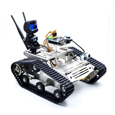 Arduino / Hd 카메라 Ds 로봇을위한 무선 Wifi 로봇 자동차 키트 어린이를위한 스마트 교육 로봇 키트, 한개옵션0