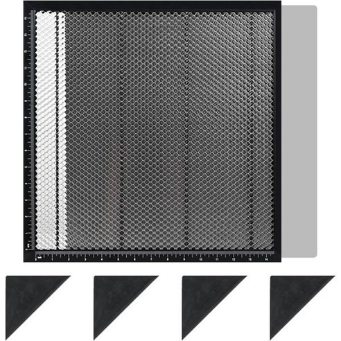 DFENG 허니콤 레이저 베드 조각기 및 커터기용 600x400mm 작업대 빠른 방열과 데스크톱 보호를 위한, 15.7