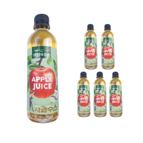 상쾌한 아침을 여는 황금빛 선물, 서울우유 아침에주스 사과