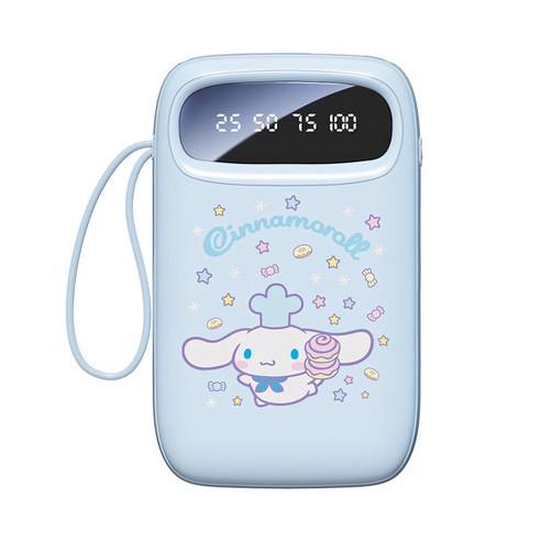 GOYES 산리오 캐릭터 10000mAh LCD 잔량표시 보조배터리