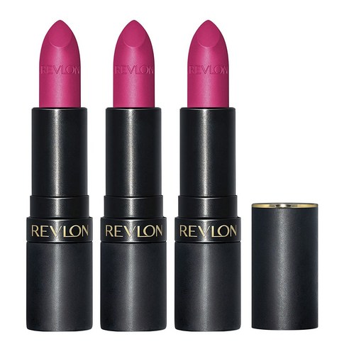 레브론 Super Lustrous The Luscious Mattes Lipstick, 3개, 5 Heart Breaker